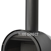tube direct cheminée angle