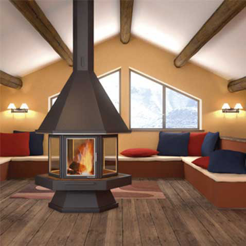 contemporary modern fireplaces