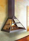 cheminee gaz murale suspendue 108-1