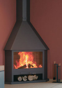 cheminée angle 120