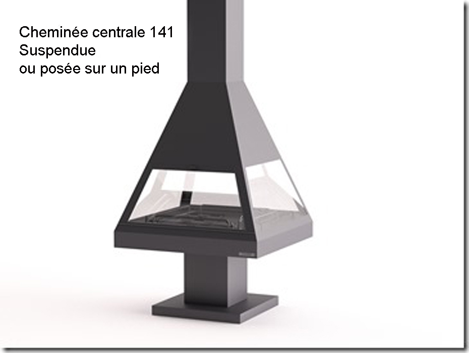 chemines centrale suspendue CH 05 C