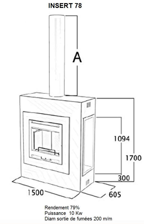 chemine insert 78-3