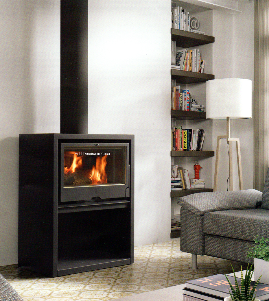 poêle bois de face LL1150